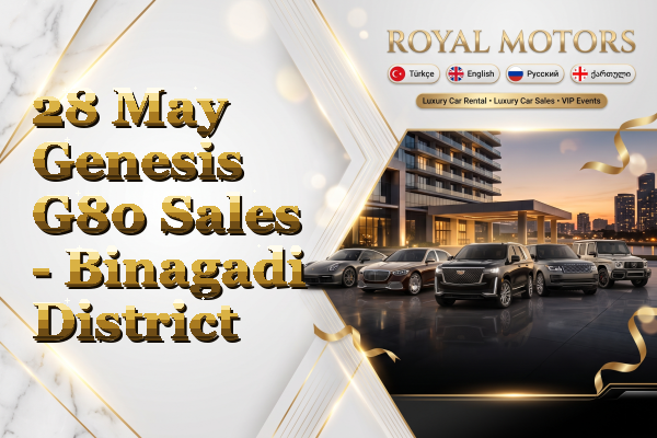 28 May Genesis G80 Sales - Binagadi District