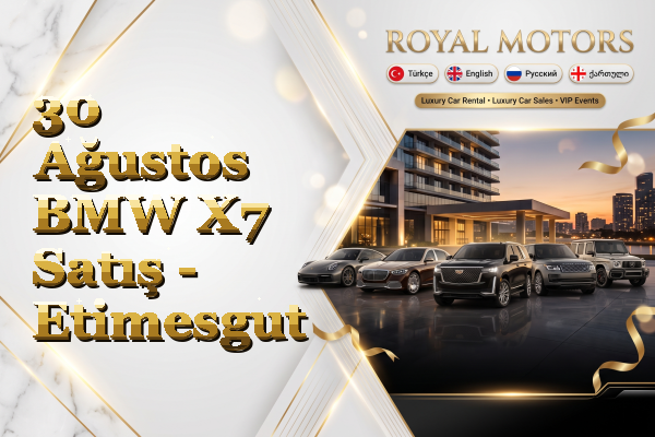 30 Ağustos BMW X7 Satış - Etimesgut