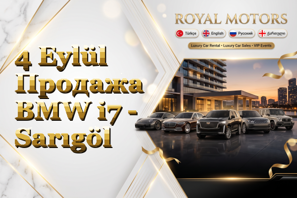 4 Eylül Продажа BMW i7 - Sarıgöl