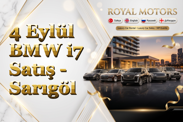 4 Eylül BMW i7 Satış - Sarıgöl