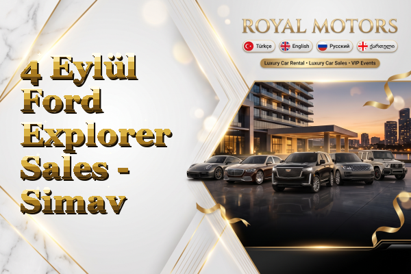 4 Eylül Ford Explorer Sales - Simav