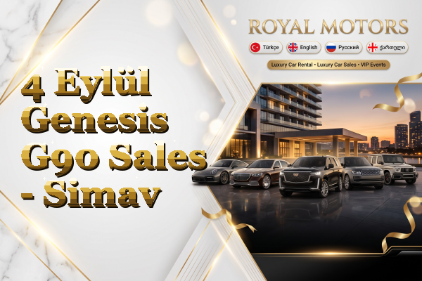 4 Eylül Genesis G90 Sales - Simav
