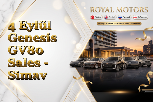 4 Eylül Genesis GV80 Sales - Simav