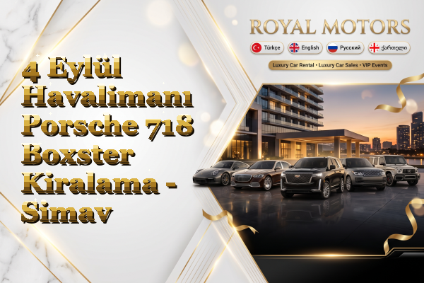 4 Eylül Havalimanı Porsche 718 Boxster Kiralama - Simav
