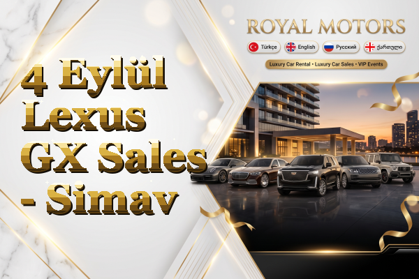 4 Eylül Lexus GX Sales - Simav