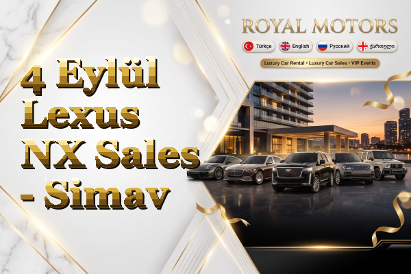 4 Eylül Lexus NX Sales - Simav