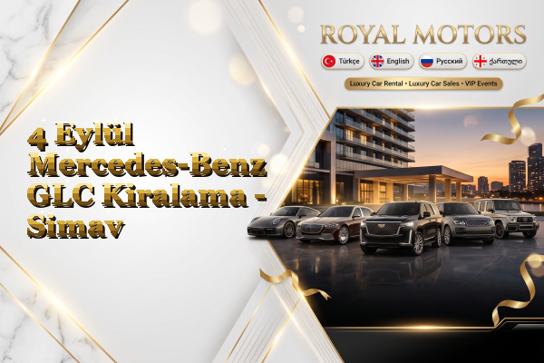 4 Eylül Mercedes-Benz GLC Kiralama - Simav