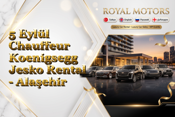 5 Eylül Chauffeur Koenigsegg Jesko Rental - Alaşehir