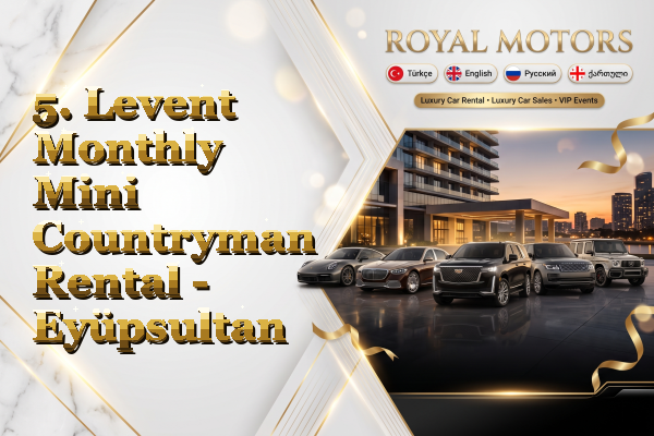 5. Levent Monthly Mini Countryman Rental - Eyüpsultan