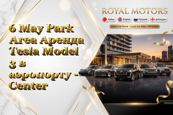 6 May Park Area Аренда Tesla Model 3 в аэропорту - Center