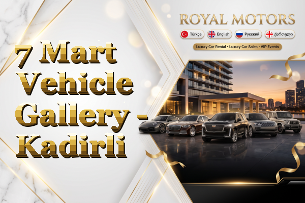 7 Mart Vehicle Gallery - Kadirli