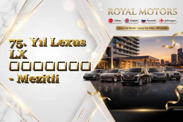 75. Yıl Lexus LX გაყიდვა - Mezitli