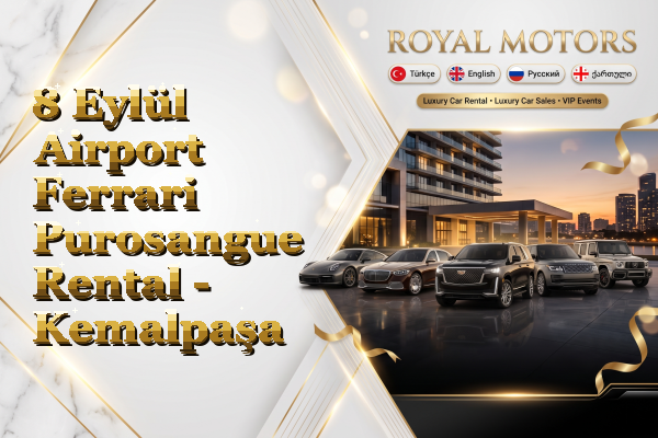 8 Eylül Airport Ferrari Purosangue Rental - Kemalpaşa