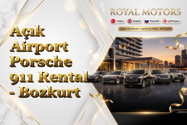 Açık Airport Porsche 911 Rental - Bozkurt