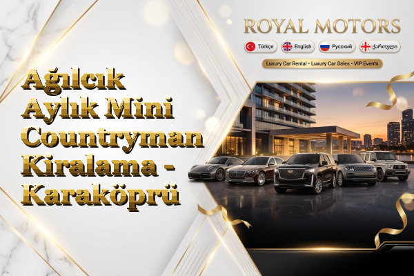 Ağılcık Aylık Mini Countryman Kiralama - Karaköprü
