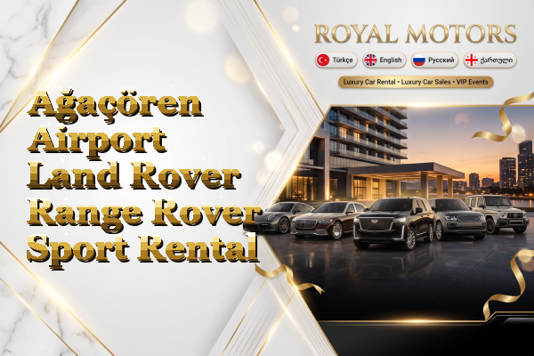 Ağaçören Airport Land Rover Range Rover Sport Rental