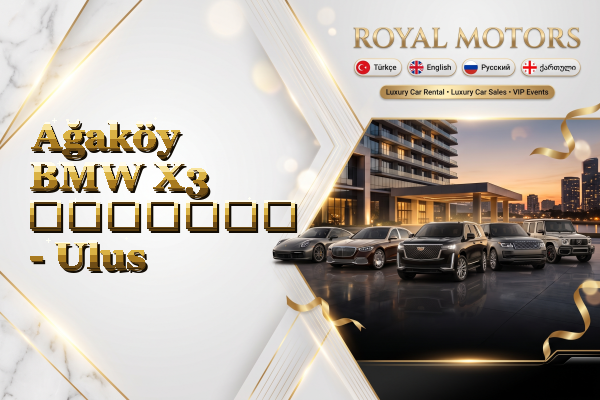 Ağaköy BMW X3 გაყიდვა - Ulus