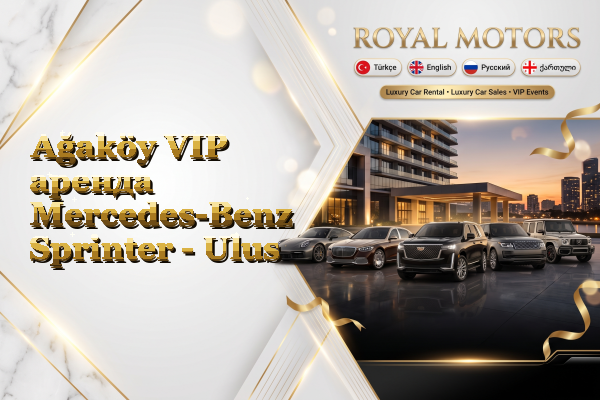 Ağaköy VIP аренда Mercedes-Benz Sprinter - Ulus