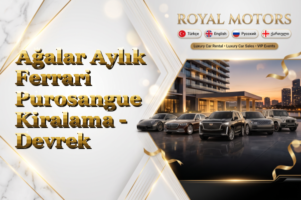 Ağalar Aylık Ferrari Purosangue Kiralama - Devrek