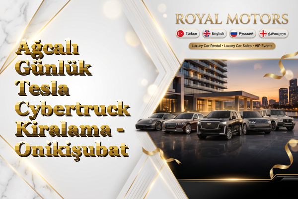 Ağcalı Günlük Tesla Cybertruck Kiralama - Onikişubat