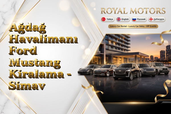 Ağdağ Havalimanı Ford Mustang Kiralama - Simav