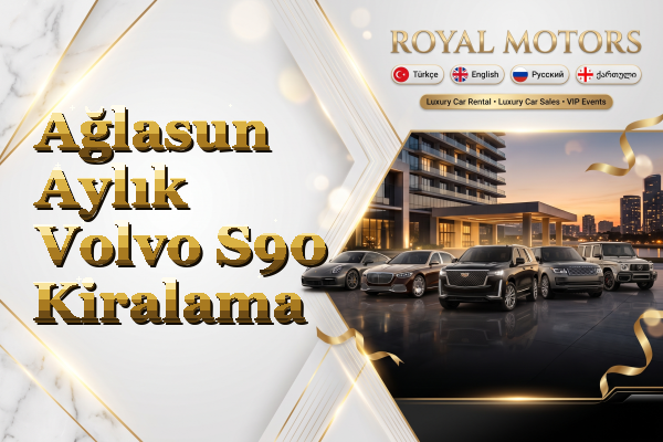 Ağlasun Aylık Volvo S90 Kiralama