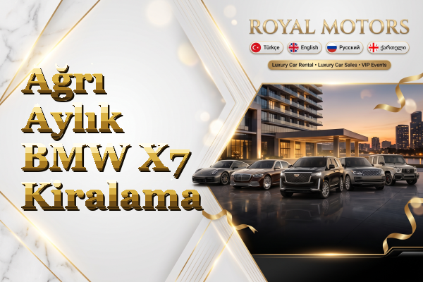 Ağrı Aylık BMW X7 Kiralama