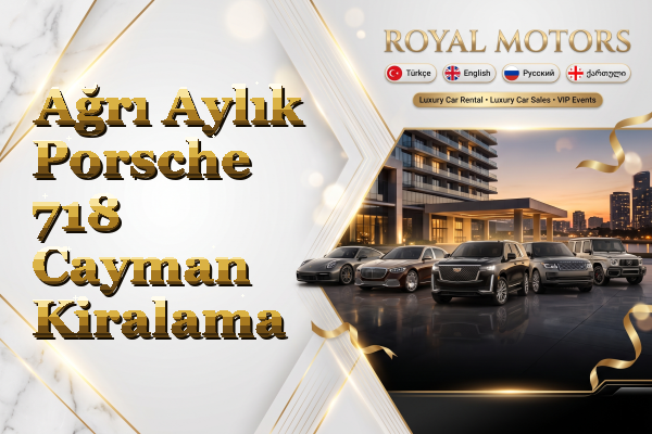 Ağrı Aylık Porsche 718 Cayman Kiralama