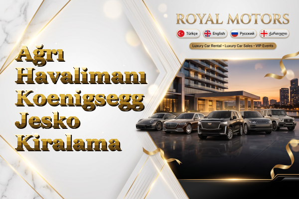 Ağrı Havalimanı Koenigsegg Jesko Kiralama