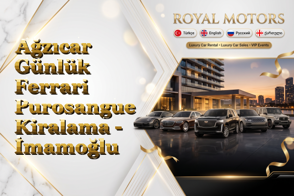 Ağzıcar Günlük Ferrari Purosangue Kiralama - İmamoğlu