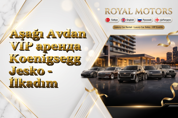 Aşağı Avdan VIP аренда Koenigsegg Jesko - İlkadım