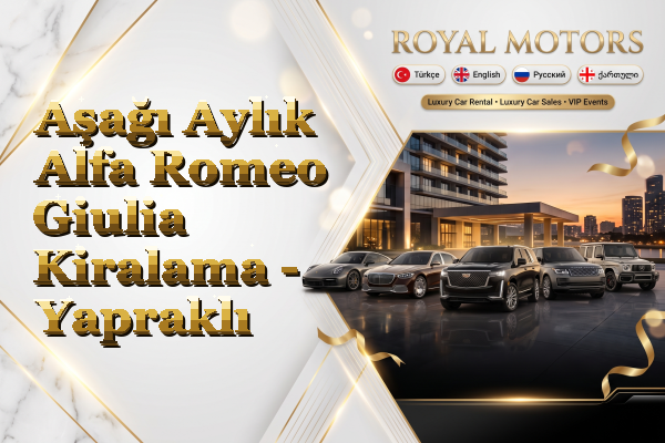 Aşağı Aylık Alfa Romeo Giulia Kiralama - Yapraklı