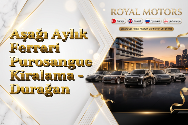 Aşağı Aylık Ferrari Purosangue Kiralama - Durağan