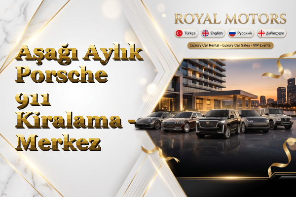 Aşağı Aylık Porsche 911 Kiralama - Merkez