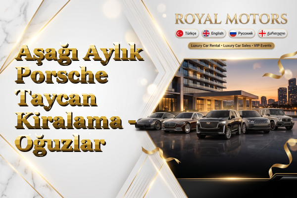 Aşağı Aylık Porsche Taycan Kiralama - Oğuzlar