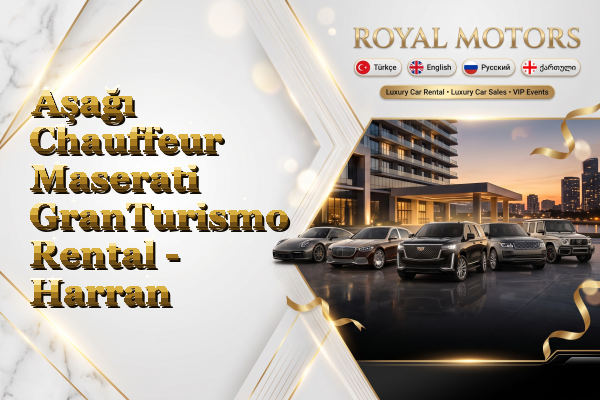 Aşağı Chauffeur Maserati GranTurismo Rental - Harran