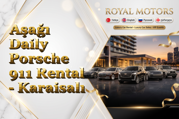 Aşağı Daily Porsche 911 Rental - Karaisalı