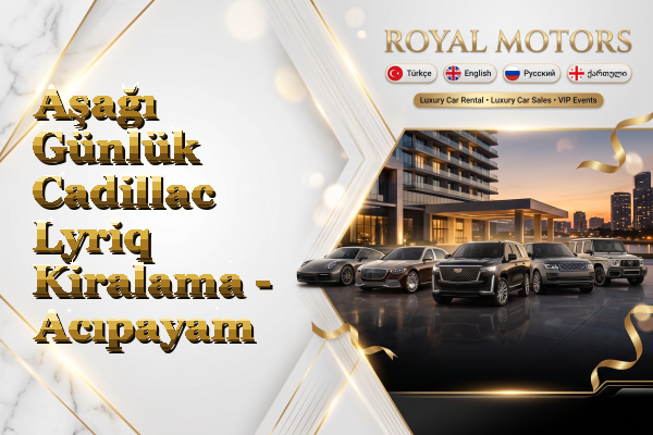 Aşağı Günlük Cadillac Lyriq Kiralama - Acıpayam