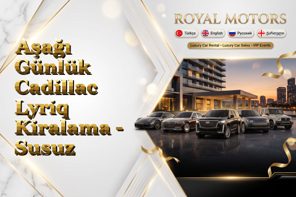 Aşağı Günlük Cadillac Lyriq Kiralama - Susuz