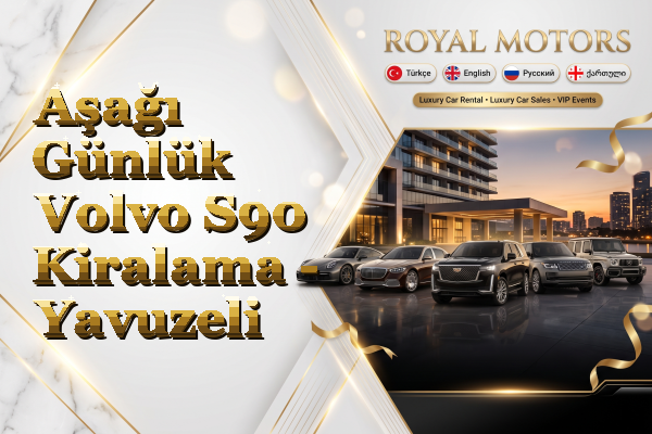 Aşağı Günlük Volvo S90 Kiralama - Yavuzeli