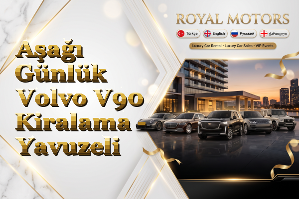 Aşağı Günlük Volvo V90 Kiralama - Yavuzeli