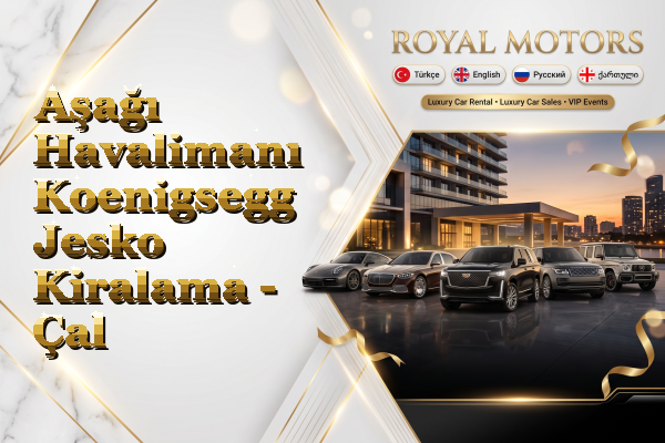 Aşağı Havalimanı Koenigsegg Jesko Kiralama - Çal
