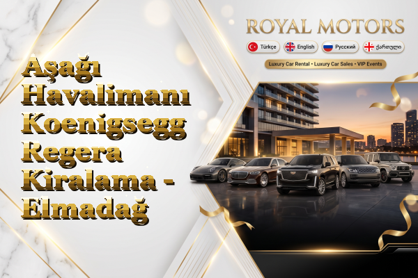 Aşağı Havalimanı Koenigsegg Regera Kiralama - Elmadağ