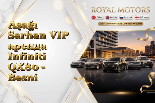 Aşağı Sarhan VIP аренда Infiniti QX80 - Besni
