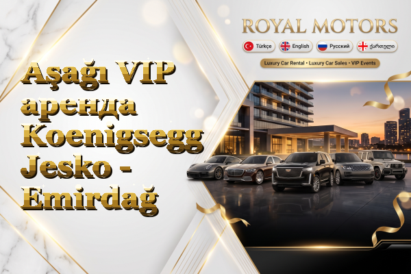 Aşağı VIP аренда Koenigsegg Jesko - Emirdağ