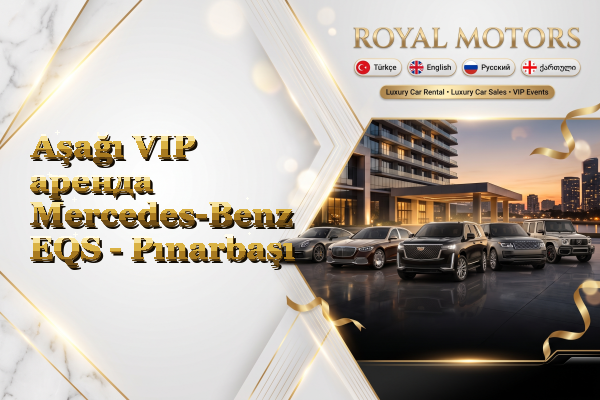 Aşağı VIP аренда Mercedes-Benz EQS - Pınarbaşı