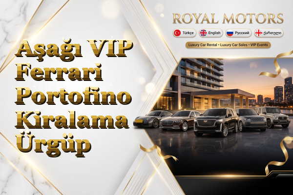 Aşağı VIP Ferrari Portofino Kiralama - Ürgüp