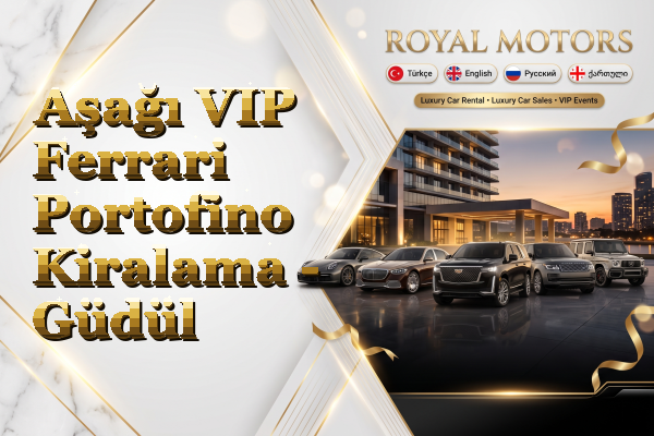 Aşağı VIP Ferrari Portofino Kiralama - Güdül
