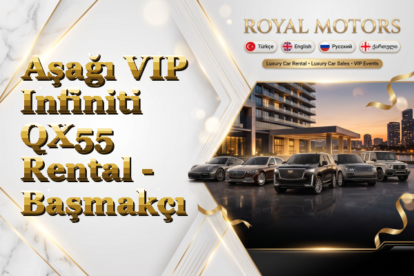 Aşağı VIP Infiniti QX55 Rental - Başmakçı