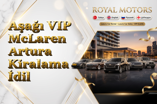 Aşağı VIP McLaren Artura Kiralama - İdil